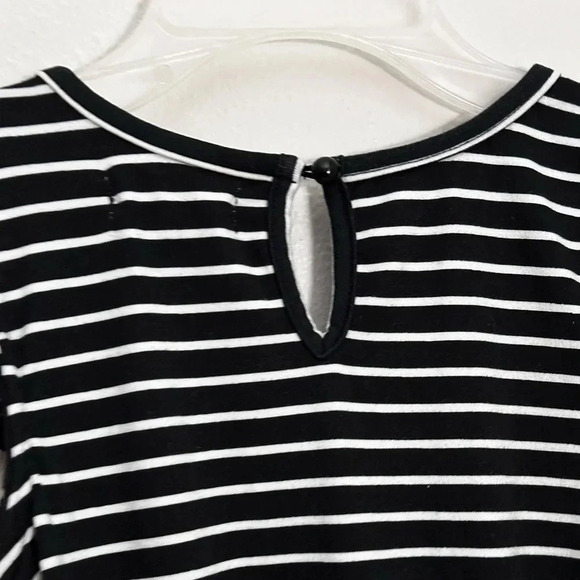 Girls Kids Btween Stripe Black Romper Size 6x - Picture 11 of 11